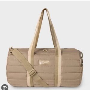 Champion Beige Travel Duffel Bag